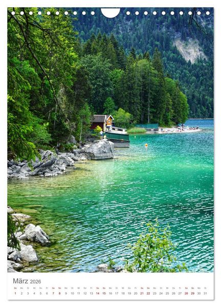 Produktbild: Alpenseen (Wandkalender 2026 DIN A4 hoch), CALVENDO Monatskalender
