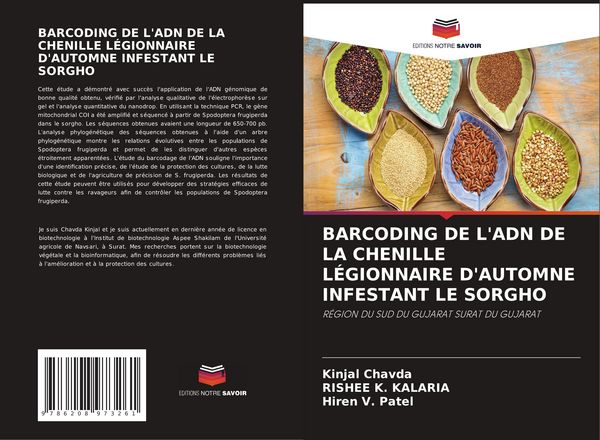 Produktbild: Barcoding De L'adn De La Chenille L&eacute;gionnaire D'automne Infestant Le Sorgho