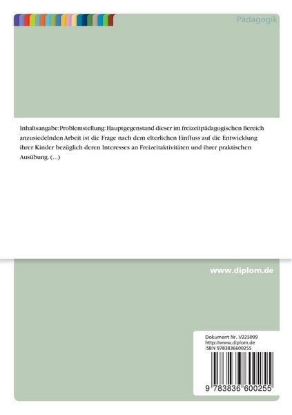 Produktbild: Haben hoch-freizeitaktive Eltern hoch-freizeitaktive Kinder?