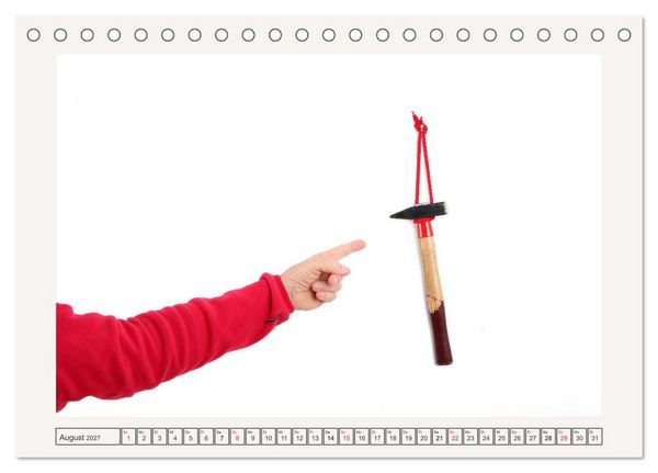 Produktbild: Die Nadel im Heuhaufen finden (Tischkalender 2027 DIN A5 quer), CALVENDO Monatskalender