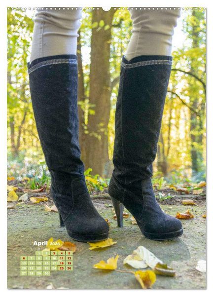 Produktbild: Stiefel und High Heels im Herbst (Wandkalender 2026 DIN A2 hoch), CALVENDO Monatskalender