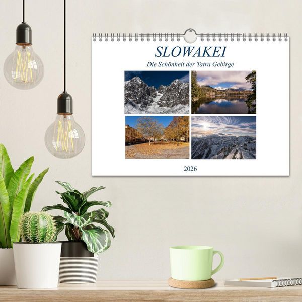 Produktbild: Slowakei - Die Sch&ouml;nheit der Tatra Gebirge (Wandkalender 2026 DIN A4 quer), CALVENDO Monatskalender