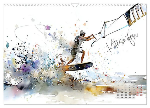 Produktbild: Olympische Luftspr&uuml;nge (Wandkalender 2026 DIN A3 quer), CALVENDO Monatskalender
