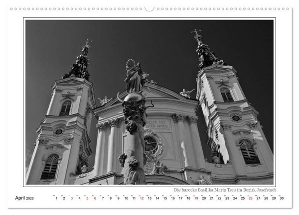 Produktbild: Wien auf den zweiten Blick (Wandkalender 2026 DIN A2 quer), CALVENDO Monatskalender