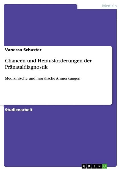 Produktbild: Chancen und Herausforderungen der Pr&auml;nataldiagnostik