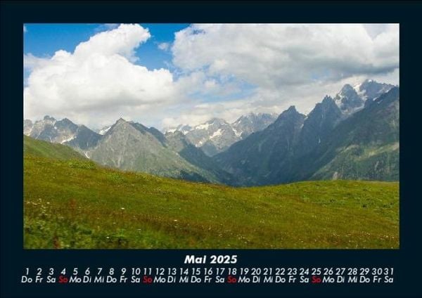 Produktbild: Bergige Welten 2025 Fotokalender DIN A5