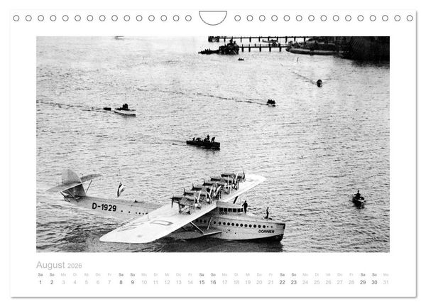 Produktbild: Reise mit dem Flugschiff - Dornier (Wandkalender 2026 DIN A4 quer), CALVENDO Monatskalender