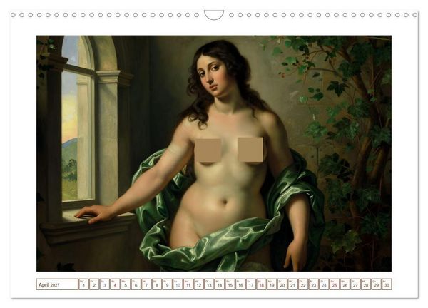 Produktbild: Sch&ouml;nheit ohne Schleier - Barock (Wandkalender 2027 DIN A3 quer), CALVENDO Monatskalender