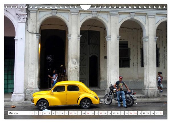 Produktbild: RENAULT 4CV - Frankreichs K&auml;fer auf Kuba (Wandkalender 2026 DIN A4 quer), CALVENDO Monatskalender