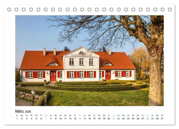 Produktbild: Fischland - Dar&szlig; - Zingst: Zwischen Meer und Bodden (Tischkalender 2026 DIN A5 quer), CALVENDO Monatskalender