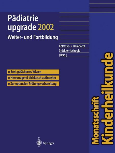 Produktbild: P&auml;diatrie upgrade 2002