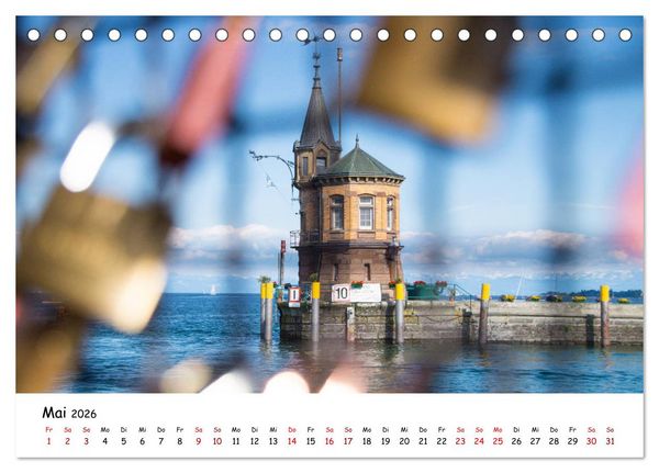 Produktbild: Konstanz - Juwel am Bodensee (Tischkalender 2026 DIN A5 quer), CALVENDO Monatskalender
