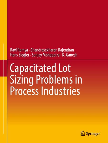 Produktbild: Capacitated Lot Sizing Problems in Process Industries