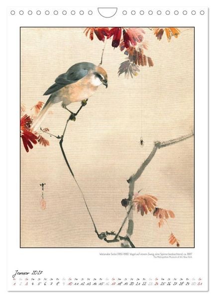 Produktbild: Watanabe Seitei - Japanische Tuschmalerei (Wandkalender 2027 DIN A4 hoch), CALVENDO Monatskalender