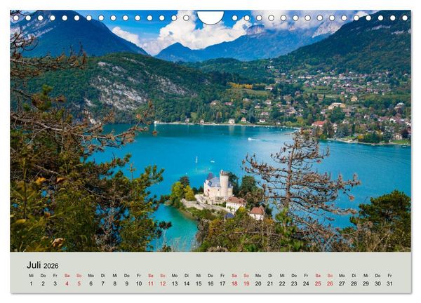 Produktbild: Frankeichs Bauwerke - Schl&ouml;ser und Burgen in der Grand Nation (Wandkalender 2026 DIN A4 quer), CALVENDO Monatskalender