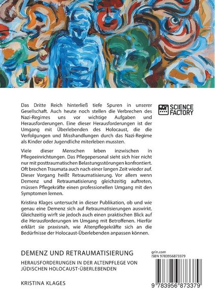 Produktbild: Demenz und Retraumatisierung. Herausforderungen in der Altenpflege von j&uuml;dischen Holocaust-&Uuml;berlebenden