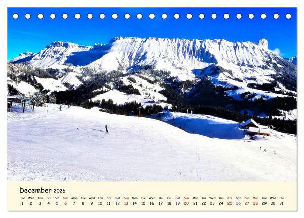Produktbild: Switzerland and its majestic Alps (Desk Calendar 2026 DIN A5 landscape), CALVENDO 12 Month DeskCalendar