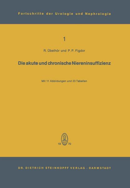 Produktbild: Die akute und chronische Niereninsuffizienz