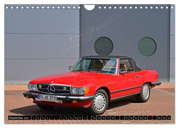 Produktbild: Ein Stern f&uuml;r Amerika - Mercedes Benz 560 SL (Wandkalender 2026 DIN A4 quer), CALVENDO Monatskalender