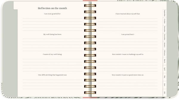 Produktbild: Life Planner Decor Green flow 26/27