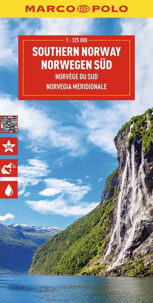 Produktbild: MARCO POLO Reisekarte Norwegen S&uuml;d 1:325.000