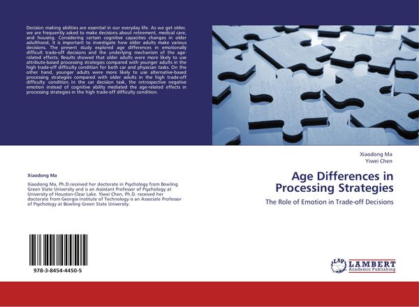Produktbild: Age Differences in Processing Strategies