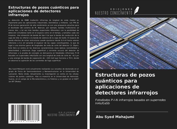 Produktbild: Estructuras de pozos cu&aacute;nticos para aplicaciones de detectores infrarrojos