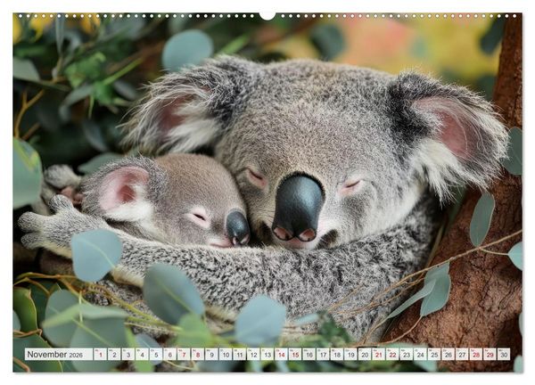 Produktbild: M&uuml;tterherzen im wilden Tierreich (hochwertiger Premium Wandkalender 2026 DIN A2 quer), Kunstdruck in Hochglanz