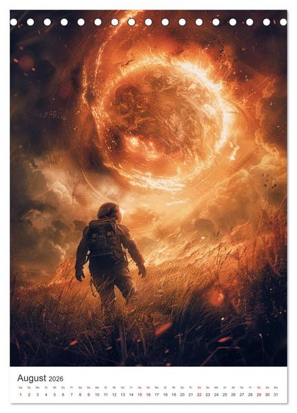 Produktbild: Explorer - Die Entdeckung des Alls (Tischkalender 2026 DIN A5 hoch), CALVENDO Monatskalender