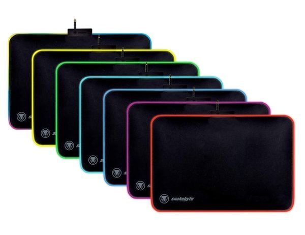 Snakebyte MOUSE:PAD ULTRA RGB - 36 x 28 cm - 7 Farben LED