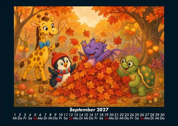 Produktbild: Nala, Pico & Taz in der Drachenwelt 2027 Fotokalender DIN A5