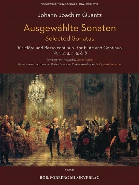 Produktbild: Selected Sonatas Flute and Basso Continuo (Piano)