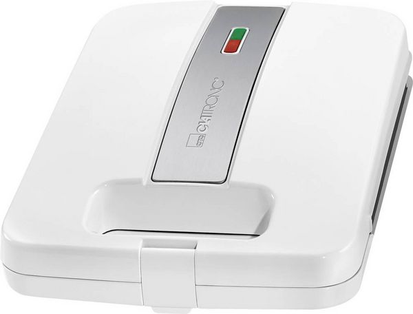 Produktbild: Clatronic ST3629 Sandwich-Toaster Wei&szlig;, Silber