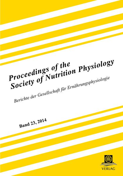 Produktbild: Proceedings of the Society of Nutrition Physiology Band 23