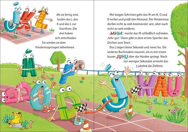 Produktbild: Lesel&ouml;wen ABC-Geschichten - Alle Buchstaben, fertig, los!