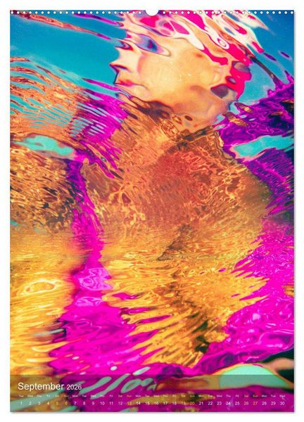Produktbild: A SWIMMER'S HEART (High Quality Premium Wall Calendar 2026 DIN A2 portrait),CALVENDO 12 Month Wall Calendar
