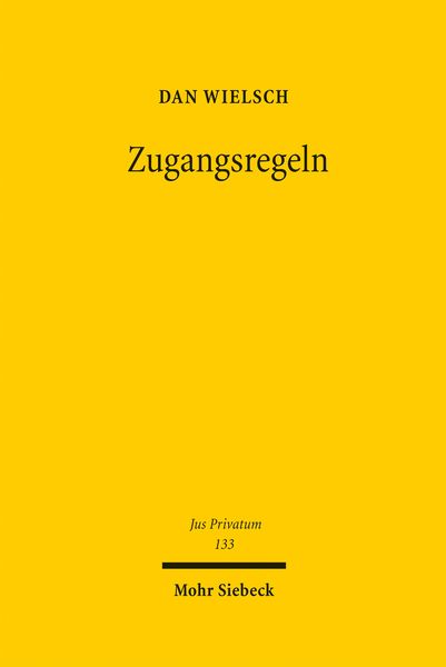 Produktbild: Zugangsregeln