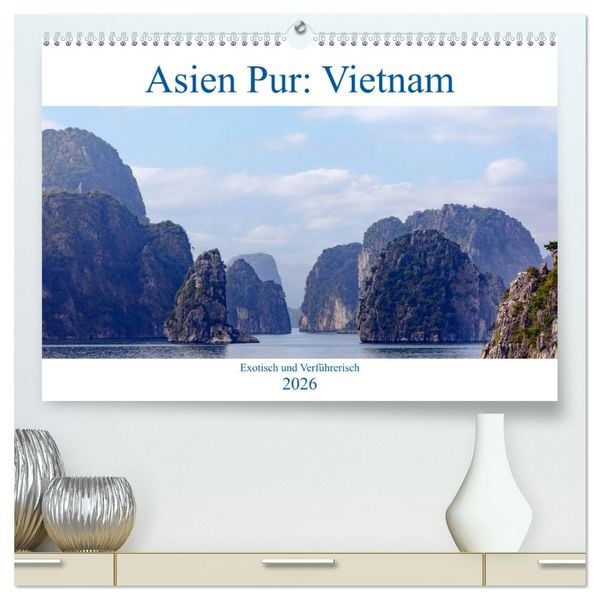 Produktbild: Asien Pur: Vietnam (hochwertiger Premium Wandkalender 2026 DIN A2 quer), Kunstdruck in Hochglanz