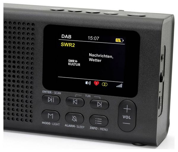 Produktbild: Dynavox DBT200 Taschenradio DAB+, FM Bluetooth&reg;, DAB+ Schwarz