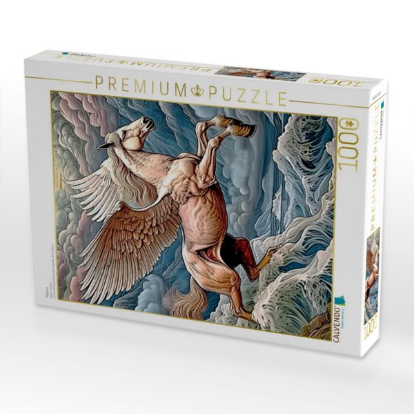 Produktbild: CALVENDO Puzzle Pegasus | 1000 Teile Lege-Gr&ouml;&szlig;e 64x48cm Foto-Puzzle f&uuml;r gl&uuml;ckliche Stunden