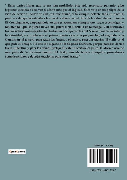 Produktbild: El comulgatorio