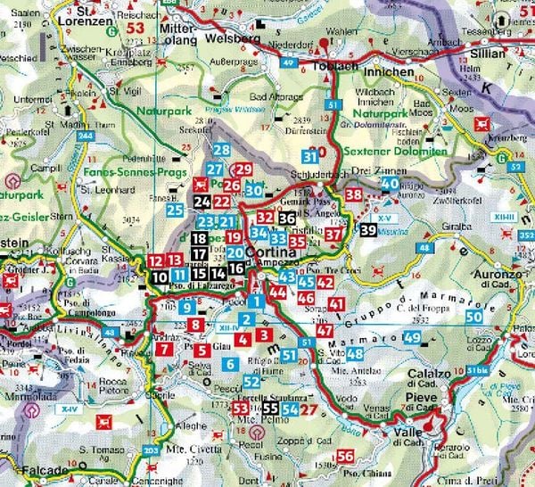 Produktbild: ROTHER Wanderf&uuml;hrer Dolomiten Band 6 - Cortina d&rsquo;Ampezzo