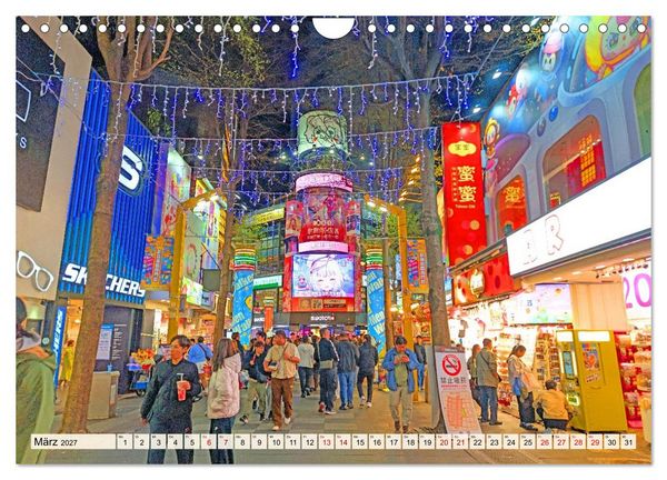 Produktbild: Taipeh &ndash; Tradition trifft Moderne (Wandkalender 2027 DIN A4 quer), CALVENDO Monatskalender