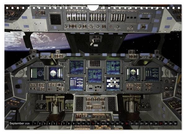 Produktbild: Space Shuttle. Impressionen aus der Raumfahrt (Wandkalender 2026 DIN A4 quer), CALVENDO Monatskalender