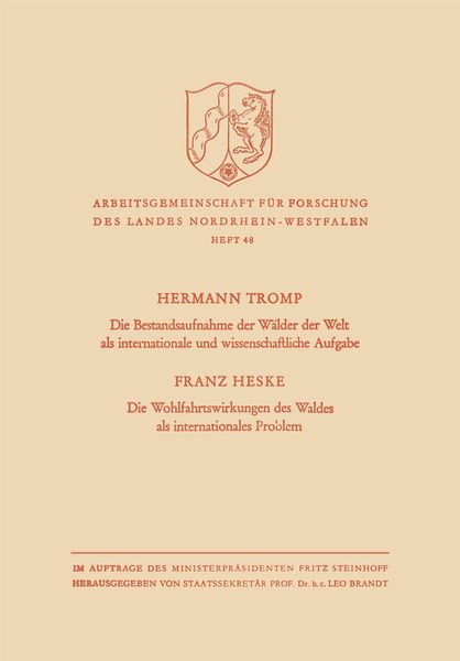 Produktbild: Die Bestandsaufnahme der W&auml;lder der Welt als internationale und wissenschaftliche Aufgabe