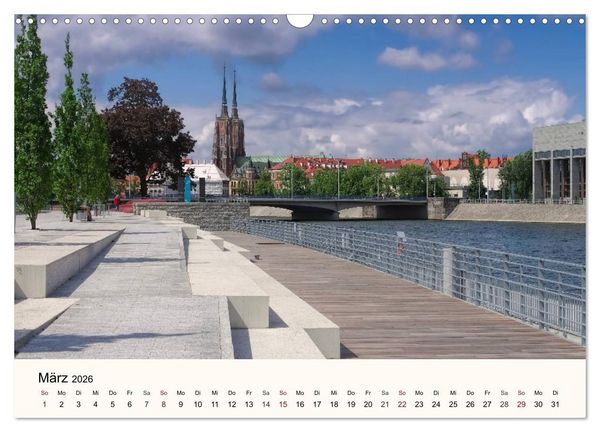 Produktbild: Die Dominsel - Historisches Zentrum der Stadt Breslau (Wandkalender 2026 DIN A3 quer), CALVENDO Monatskalender