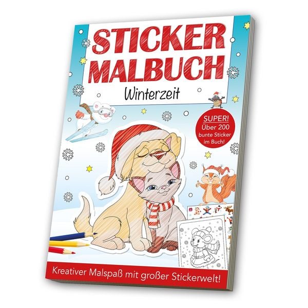 Produktbild: Sticker Malbuch - Winterzeit