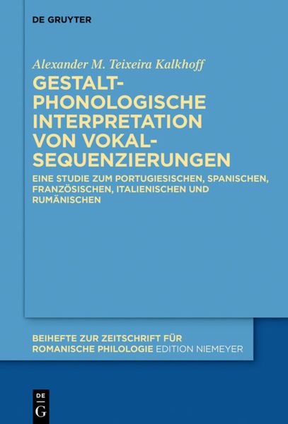 Produktbild: Gestaltphonologische Interpretation von Vokalsequenzierungen