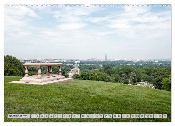 Produktbild: Washington D.C. (Wandkalender 2026 DIN A2 quer), CALVENDO Monatskalender