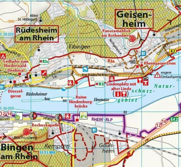 Produktbild: ADFC-Regionalkarte Rheinhessen, 1:50.000, mit Tagestourenvorschlägen, reiß- und wetterfest, E-Bike-geeignet, GPS-Tracks Download